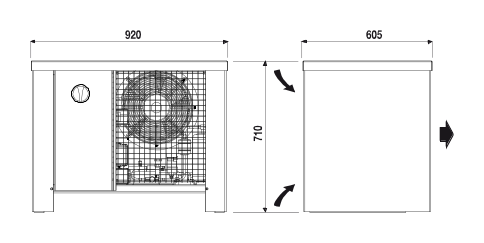 BAFL-103B dimension drawing