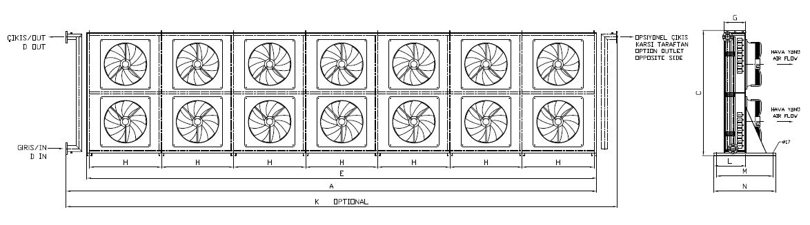 BC/BD-2X750BB5-B03 dimension drawing