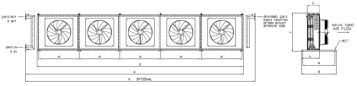 BC/BD-563BB1-B01 dimension drawing