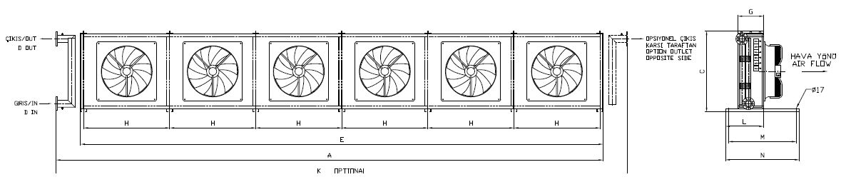 BC/BD-650BB5-B03 dimension drawing