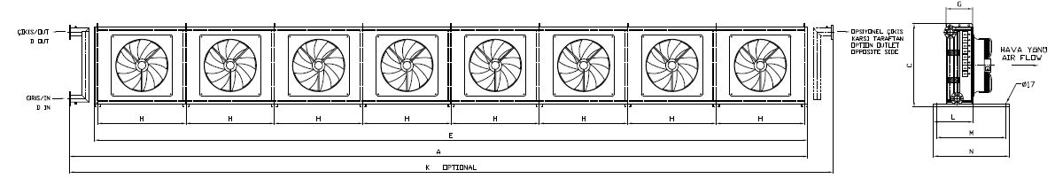 BC/BD-880DB5-B01 dimension drawing