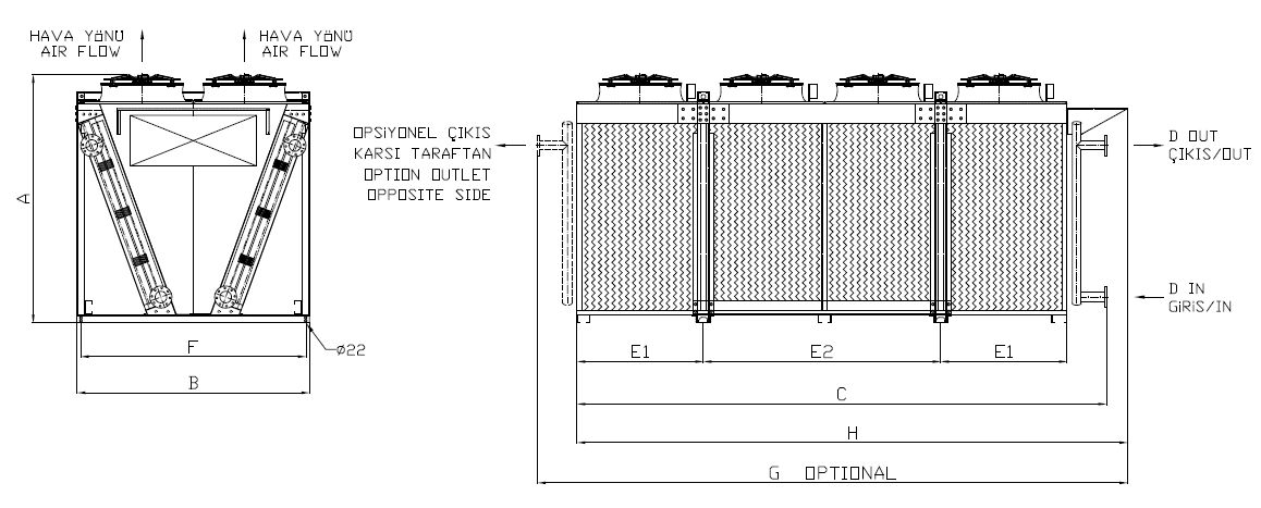 BE-2X480BC1-B01T dimension drawing