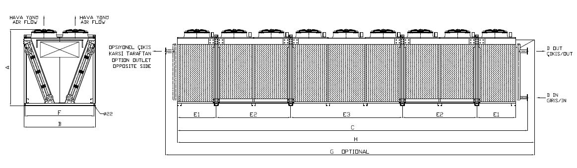 BE-2X980AC1-B01C dimension drawing