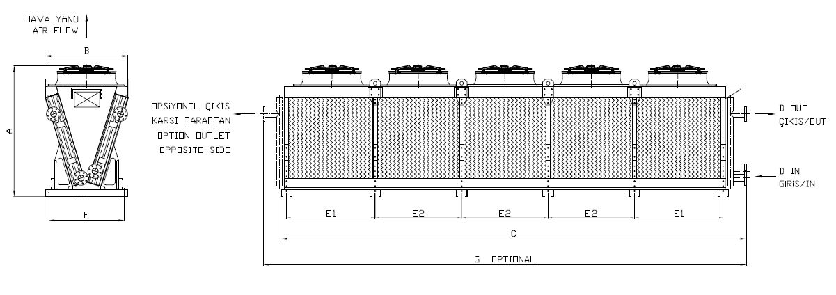 BE-580BC5-B01 dimension drawing