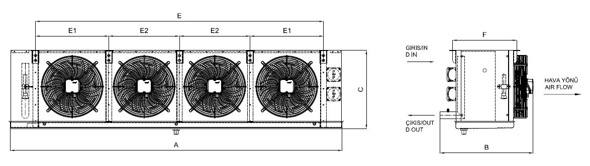 EB-425AA6-B05 dimension drawing