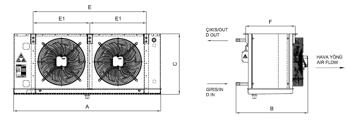 EB-G-225BB4-A05 dimension drawing
