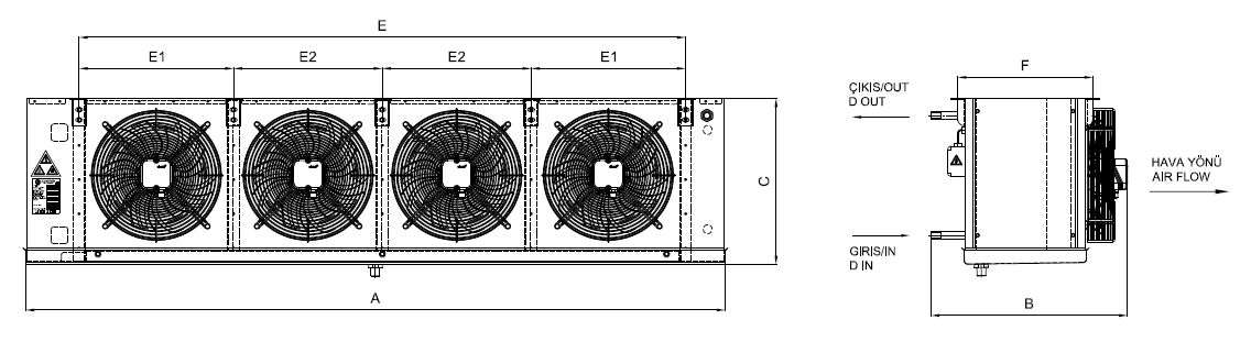 EB-G-425AA4-A05 dimension drawing
