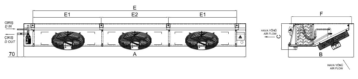 EG-325BB7-C23 dimension drawing
