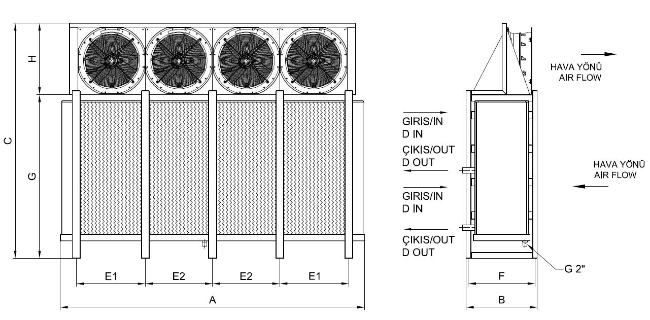 EK-SB-463BK10-A13 dimension drawing