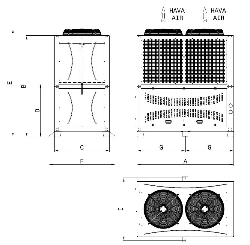 Dimension drawing of KARBOX 20CSV-263-C19 C