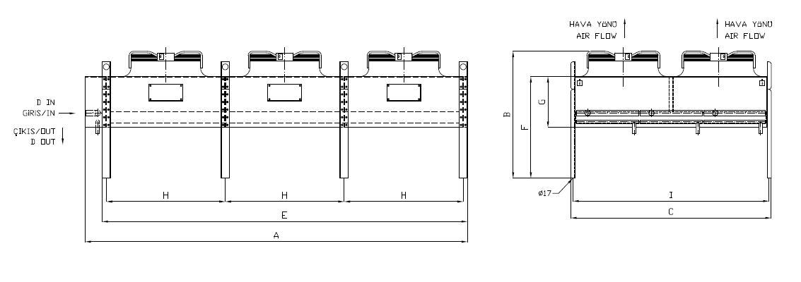 رسم الأبعاد للطراز KA/KB-2x391DC5-B04 C