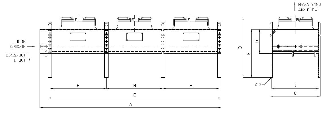 رسم الأبعاد للطراز KA/KB-391DC5-B04 C