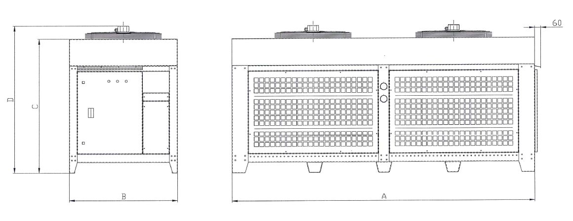 Dimension drawing of KARBOX CSSVH-250BB1-B09 C