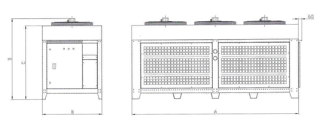 Dimension drawing of KARBOX CSSVH-363BD1-B01 C