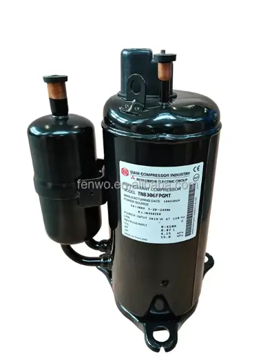 [3008]  كباس تكيف روتاري تيلاندى ماتسوبيشي  NHT52VBAT 4Hp  / قاعده صغيره 